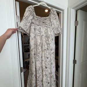 Worth Collective Floral Print Maxi Dress (Bump Friendly)